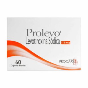 PROLEVO 112 MCG 60 CAPS BLANDAS