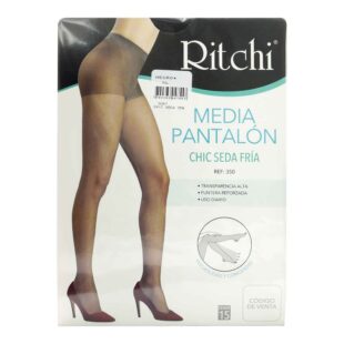 MEDIAS RITCHI CHIC SEDA XL NEGRO