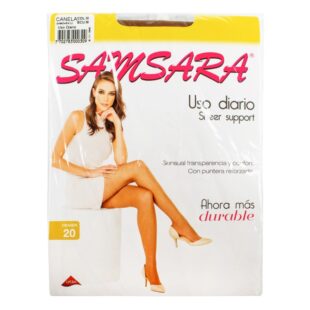MEDIAS SAMSARA SHEER SUPPOR M CANELA