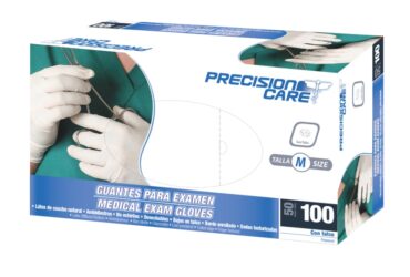 GUANTE DES.PRECISION LATEX 100 UND M