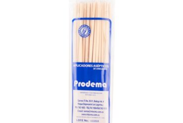 APLICADOR PRODEMA ALGODON MADERA 20 UND