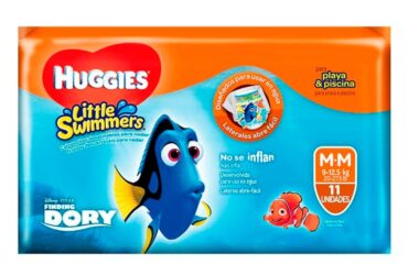 PAN.BANO HUGGIES LITTLE SWIME.P-M 11 UND