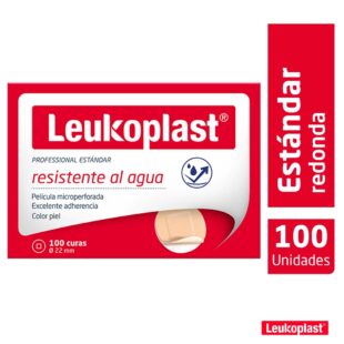 CURAS LEUKOPLAST STANDAR REDONDA 100 UND
