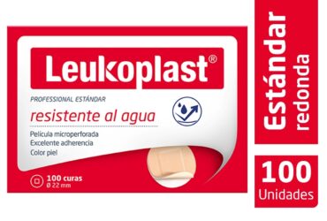 CURAS LEUKOPLAST STANDAR REDONDA 100 UND