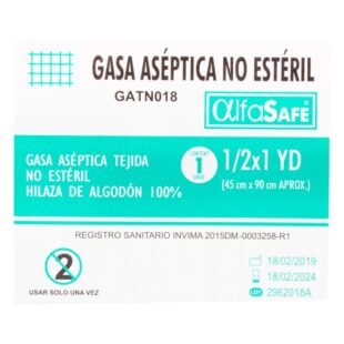 GASA ALFA ASEPTICA 1/2X1