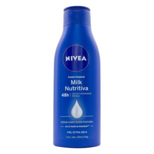 CREMA NIVEA MILK ALMENDRAS 250 ML