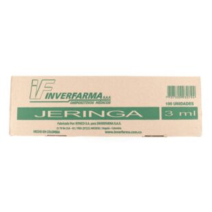 JERINGA 3P 3ML 21X1.1/2 100 UND INVERFAR
