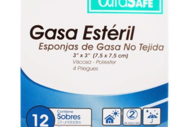 GASA ALFA EST.NO TEJIDA 7.5X7.5CM 12 X 2