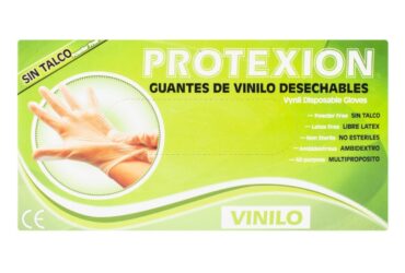 GUANTE EXAMEN VINILO PROTEX T.S 100 UND