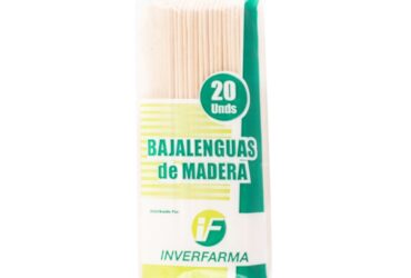 BAJALENGUAS MADERA 20 UND INVERFARMA