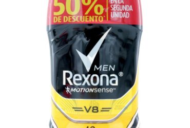 2 DTE.REXONA BARRA MEN V8 50 GR S.O H