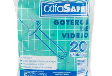 GOTERO DE VIDRIO ALFA BOLSA 20 UND