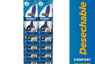 MAQ.SCHICK XTREME-3 PIEL NORMAL 12 UND