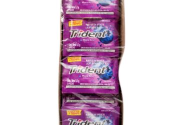 CHICLE TRIDENT 3S MORA TER DISP.24 UND