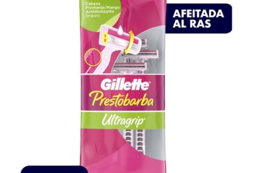 MAQ.PRESTOBARBA U.GRIP MOV.MUJER 3 UND