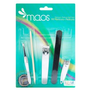 KIT MANICURA Y PEDICURA MAOS 5 PIEZ ICOM