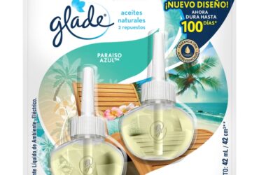 AMBIENT.GLADE 2 ACEITE PARAISO AZUL