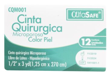 MICROPOROSO ALFA PIEL 1/2 3 Y.12 UNDS
