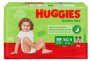 PAN.HUGGIES ACTIVE SEC ET.4 XG 50 UND