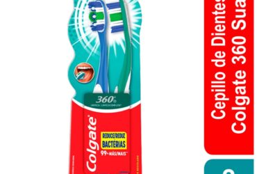 CEP.COLGATE 360 CABEZA NORMAL SUAVE 2X1