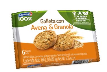 GALLETAS CON AVENA Y GRANOLA 6 UND