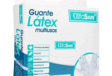 GUANTE EXAMEN ALFA LATEX 24 UDS S