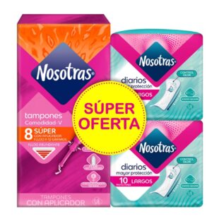 TAMP.NOSOTRAS.APLI.SUP.8UN+2PRO.LAR.S.OF