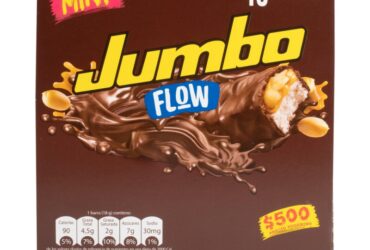 CHOC.JUMBO FLOW LECHE 18 GR 10 UNIDADES