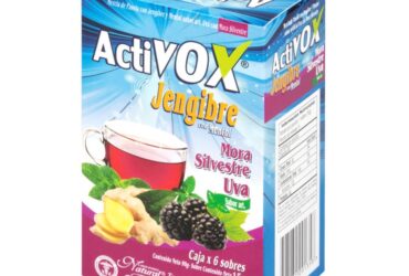 ACTIVOX JENGIBRE-UVA MORA SILVE 6 SOBRES