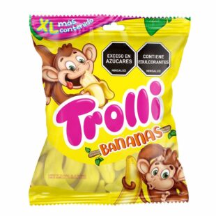 GOMAS TROLLI BANANAS 70GRS