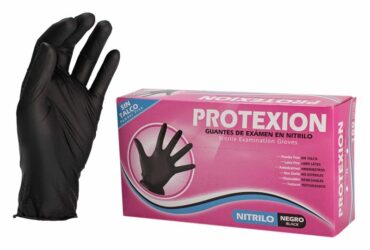 GUANTE NITRI.PROTEX-ION NEGRO M 100 UND