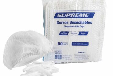GORRO DESECHA. BLANCO SUPREME BOL 50 UND