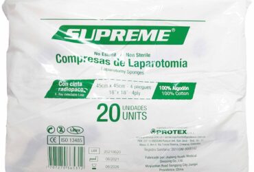 COMPRESA NO ESTERIL 45X45 SUPREME 20UND