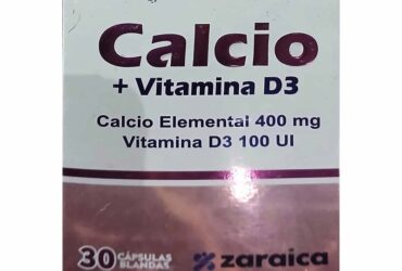 CALCIO 400 MG+VIT D3 100 UL 30 CAP
