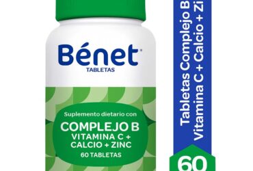 BENET COMPLEJO B + VIT C + CALCIO 60 TBS